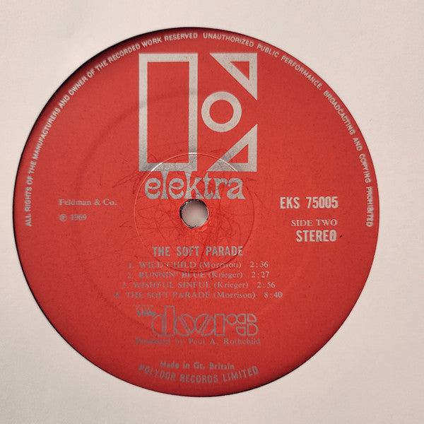 The Doors : The Soft Parade (LP, Album, Gat)