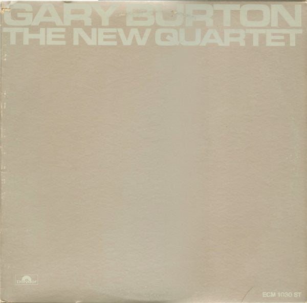 Gary Burton : The New Quartet (LP, Album, Pol)