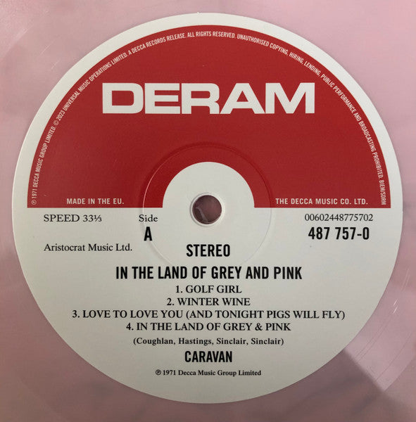 Caravan : In The Land Of Grey And Pink (2xLP, Album, RE, RM, Pin)