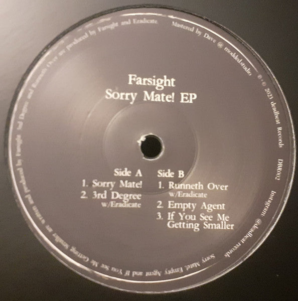Farsight : Sorry Mate! EP (12", EP)