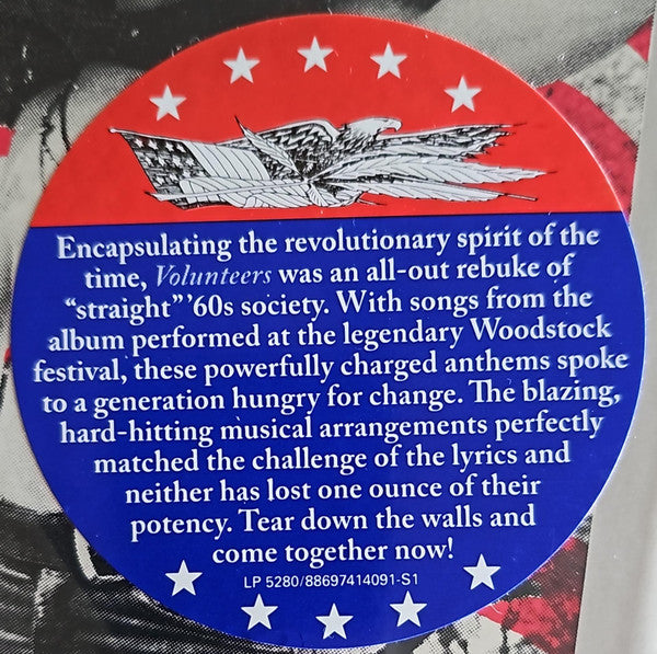 Jefferson Airplane : Volunteers (LP, Album, RE, RP, Gat)