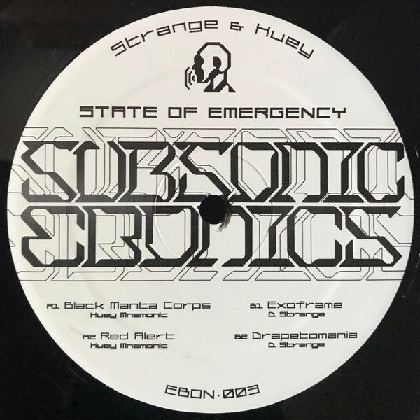 Strange* & Huey* : State Of Emergency (12")