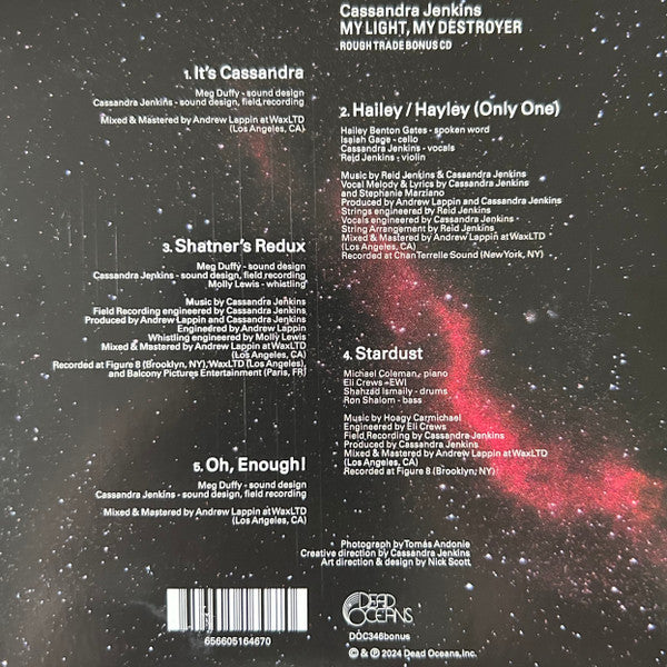 Cassandra Jenkins (2) : My Light, My Destroyer (LP, Album, Ltd, Cot + CD)