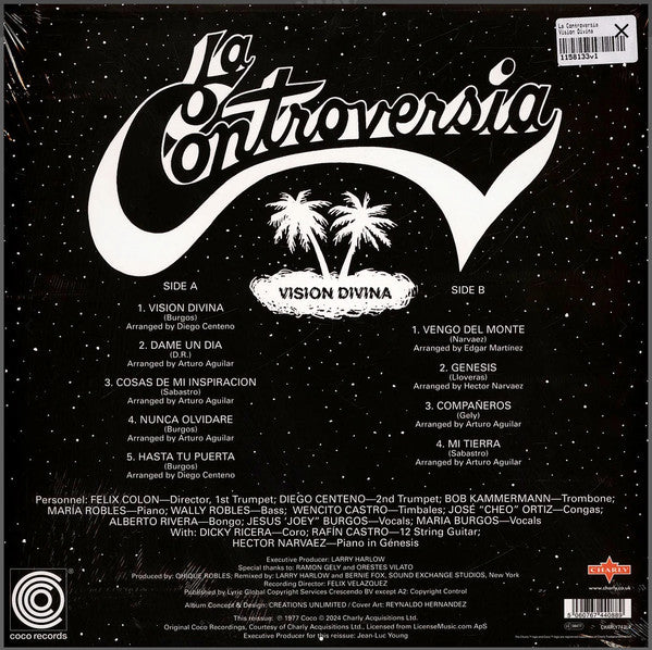 La Controversia : Vision Divina (LP, RE)