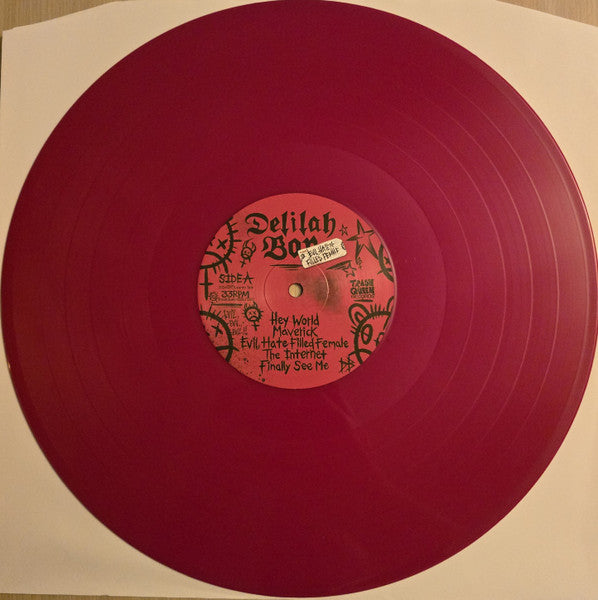 Delilah Bon : Evil, Hate Filled Female (2xLP, Album, Red)