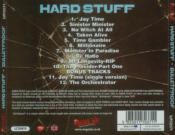 Hard Stuff (2) : Bulletproof (CD, Album, RE, RM)