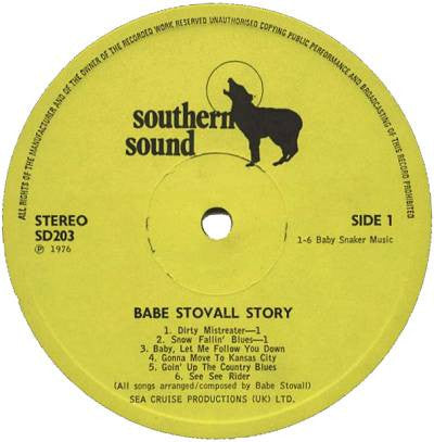 Babe Stovall : Story (LP, Album)
