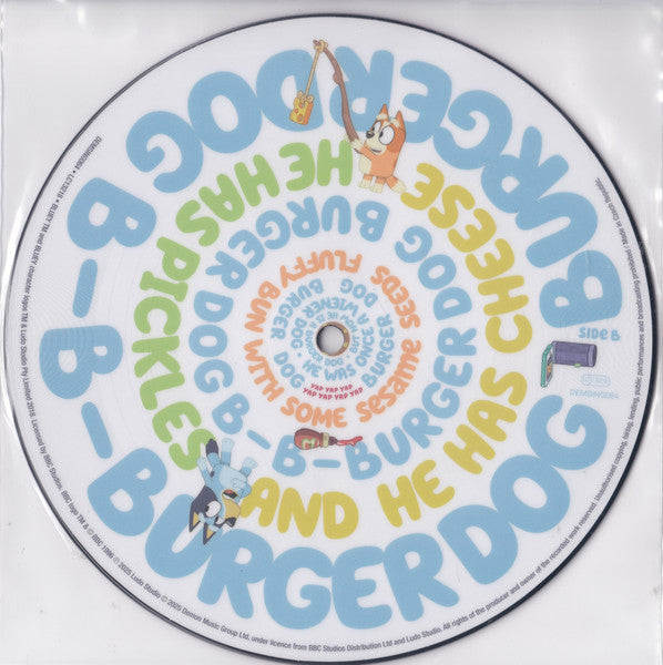 Joff Bush, The Bluey Music Team : Burger Dog (7", RSD, Single, Ltd, Pic)