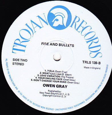 Owen Gray : Fire And Bullets (LP, Album)