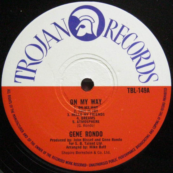 Gene Rondo : On My Way (LP, Album)
