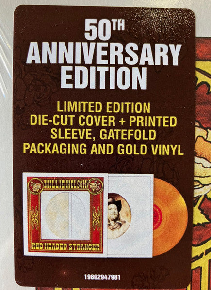 Willie Nelson : Red Headed Stranger (LP, Album, Ltd, RE, Gol)