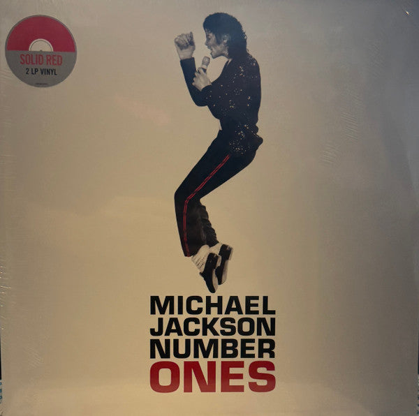 Michael Jackson : Number Ones (2xLP, Album, RE, Red)