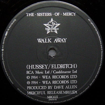 The Sisters Of Mercy : Walk Away (12", Single, PRS)