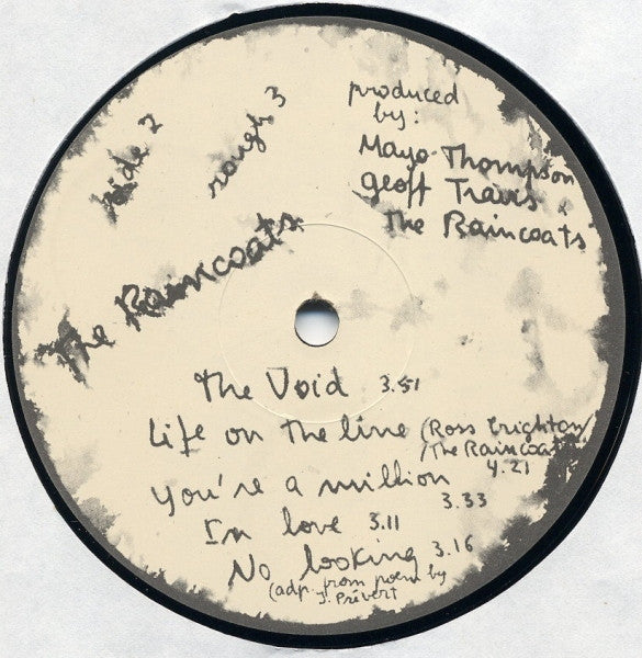 The Raincoats : The Raincoats (LP, Album)