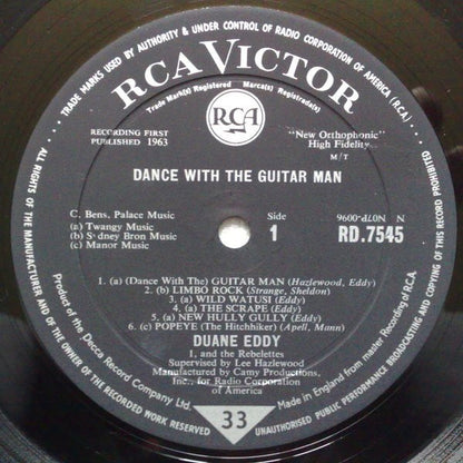 Duane Eddy : Dance With The Guitar Man (LP, Album, Mono)