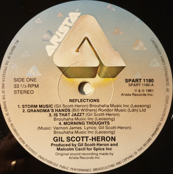 Gil Scott-Heron : Reflections (LP, Album)