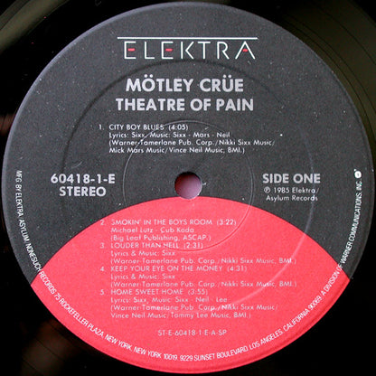 Mötley Crüe : Theatre Of Pain (LP, Album, SP )