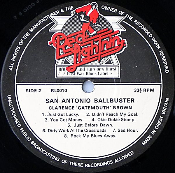 Clarence "Gatemouth" Brown : San Antonio Ballbuster (LP, Comp, Mono)