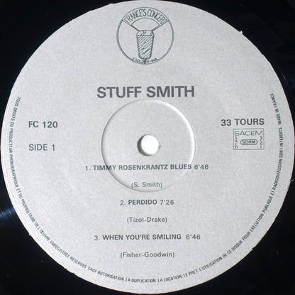 Stuff Smith : Live In Paris, 1965 (LP, Album)