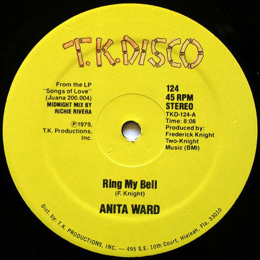 Anita Ward : Ring My Bell (12")