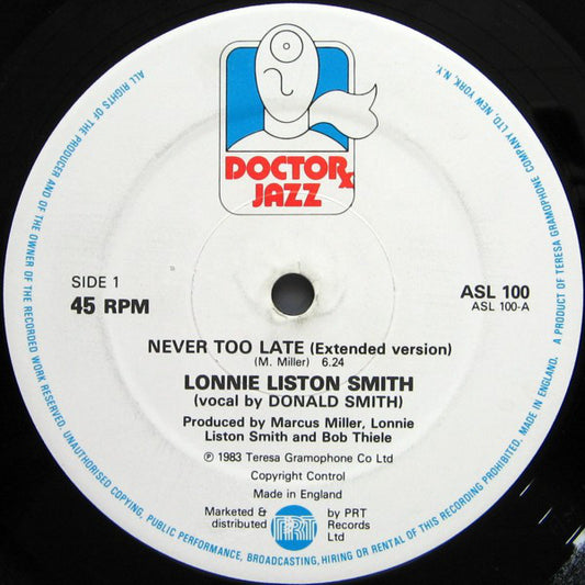 Lonnie Liston Smith : Never Too Late (12")