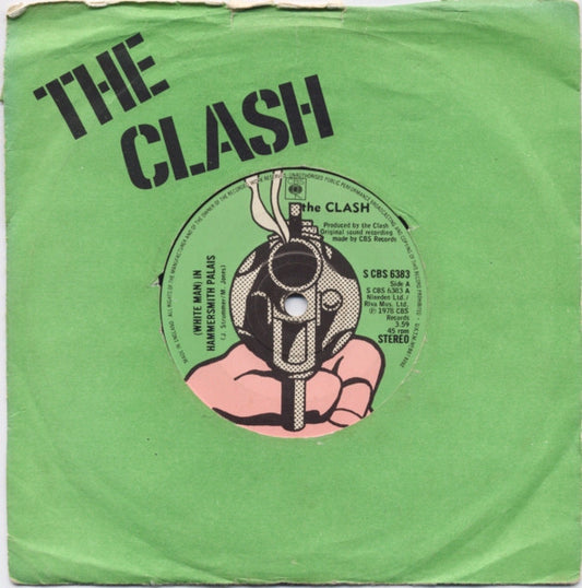 The Clash : (White Man) In Hammersmith Palais (7", Single, Gre)
