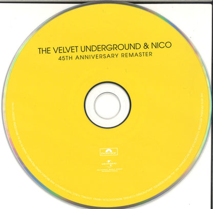The Velvet Underground & Nico (3) : The Velvet Underground & Nico (CD, Album, RE, RM)