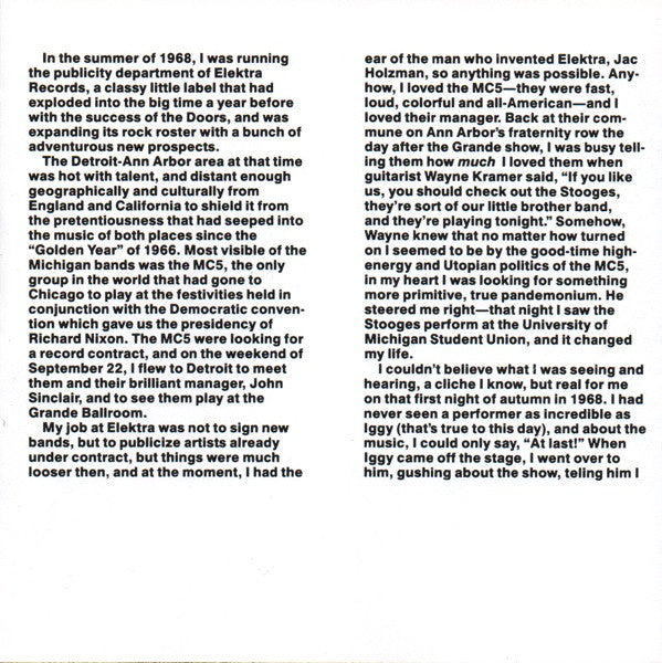 The Stooges : The Stooges (CD, Album, RE, RP)