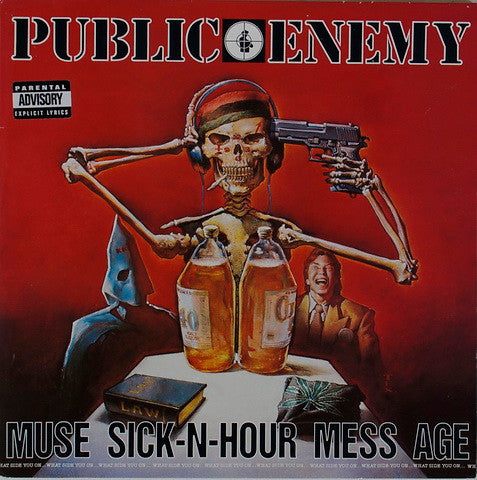 Public Enemy : Muse Sick-N-Hour Mess Age 2xLP, Album (VG+ / VG+)