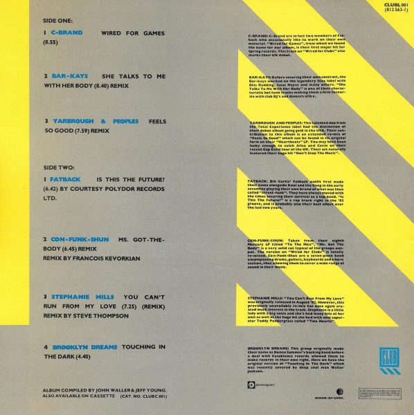 Various : Wired For Clubs (Club Tracks Vol.1) (LP, Comp)