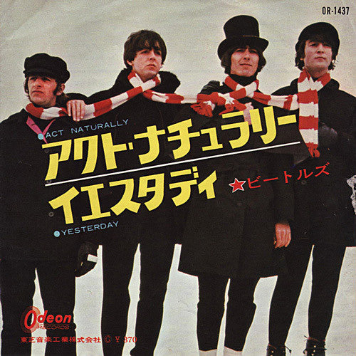The Beatles : Act Naturally / Yesterday (7", Single, Mono)