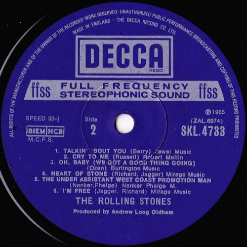 The Rolling Stones : Out Of Our Heads (LP, Album, RP)