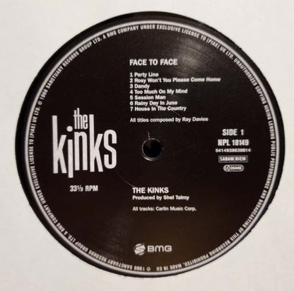 The Kinks : Face To Face (LP, Album, Mono, RE)