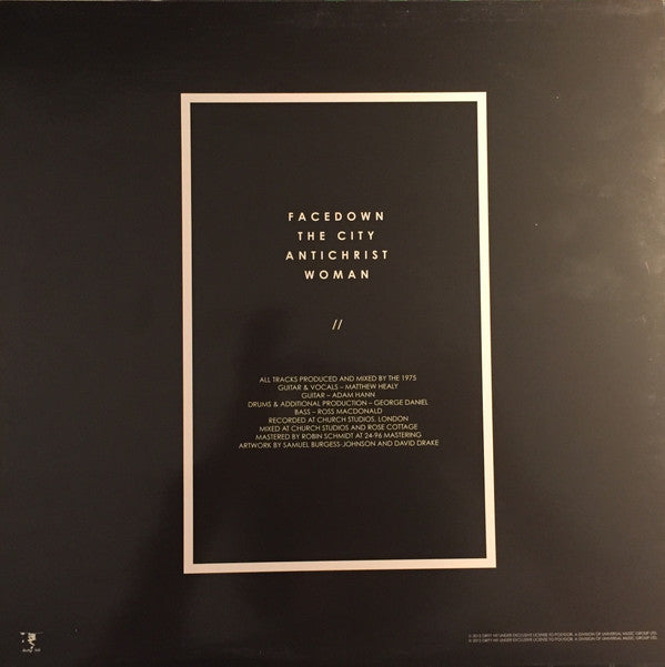 The 1975 : Facedown (12", EP, Whi)