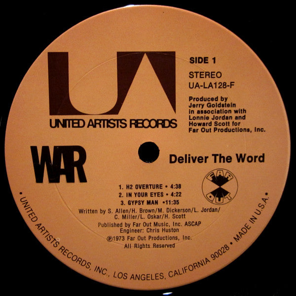 War : Deliver The Word (LP, Album, Ter)