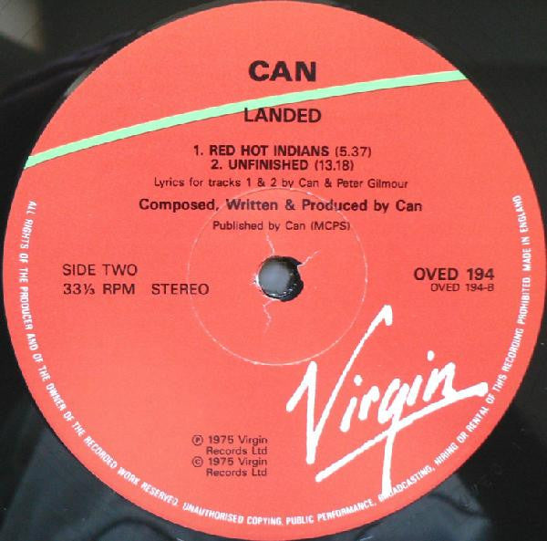 Can : Landed (LP, Album, RE)