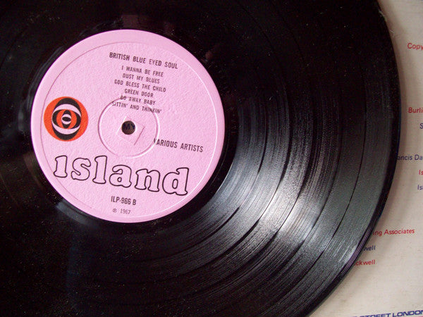 Various : British Blue Eyed Soul (LP, Comp, Mono)