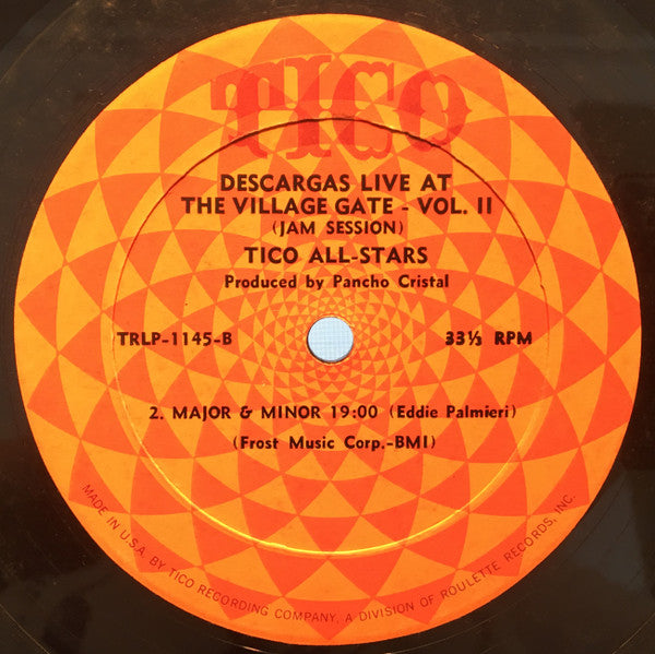 Tico All-Stars : Descargas At The Village Gate Live Vol. 2 (LP, Album, Mono)
