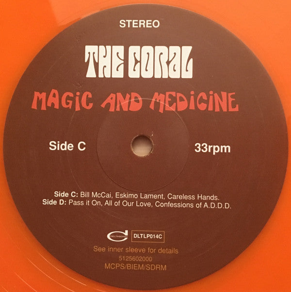 The Coral : Magic And Medicine (2xLP, Album, Ora)