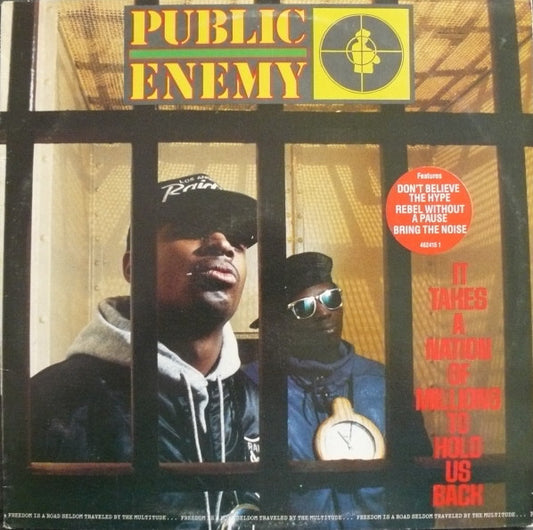 Public Enemy : It Takes A Nation Of Millions To Hold Us Back (LP, Album)