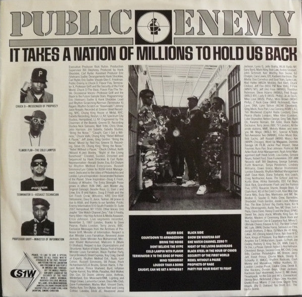 Public Enemy : It Takes A Nation Of Millions To Hold Us Back (LP, Album)