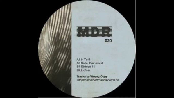 Wrong Copy : In To 5 (12")