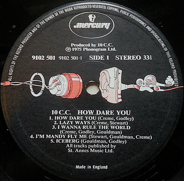 10cc : How Dare You! (LP, Album, Gat)