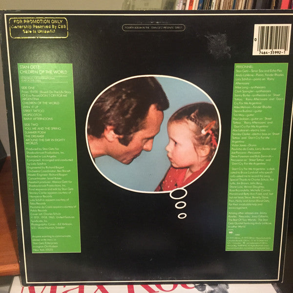 Stan Getz : Children Of The World (LP, Album, Promo)