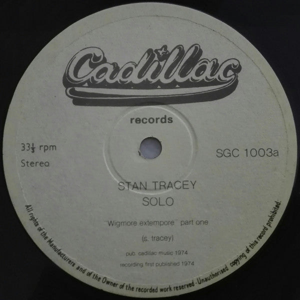 Stan Tracey : Alone At Wigmore Hall (LP, Gre)