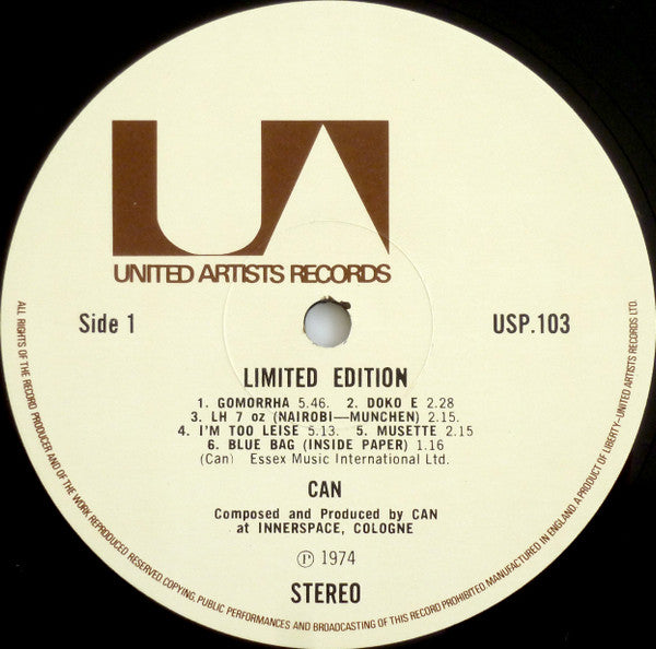 Can : Limited Edition (LP, Album, Ltd)