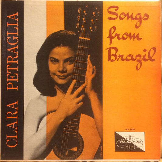 Clara Petraglia : Songs From Brazil (LP, Album, Mono)