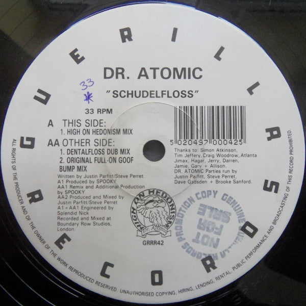 Dr. Atomic : Schudelfloss (12")