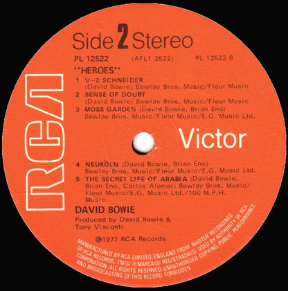 David Bowie : "Heroes" (LP, Album)