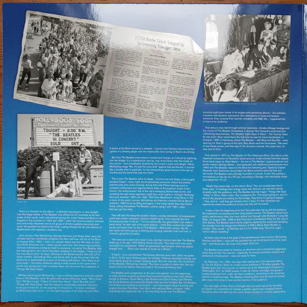 The Beatles : Live At The Hollywood Bowl (LP, Album, RM, Gat)